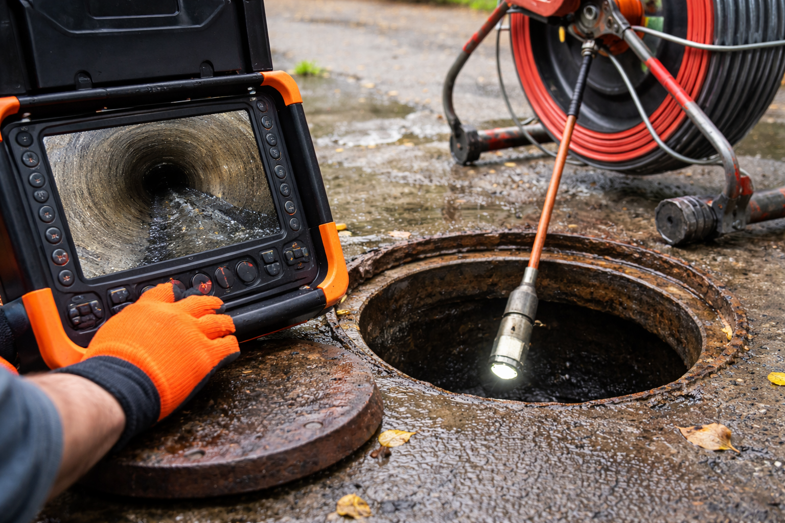 entreprise-assainissement-recherche-fuite-camera entreprise assainissement inspection camera